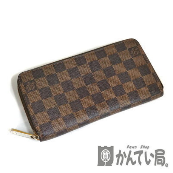 Gucci Zip Wallet Black Leather GG Canvas Beige Brown Long - Picture 1 of 9